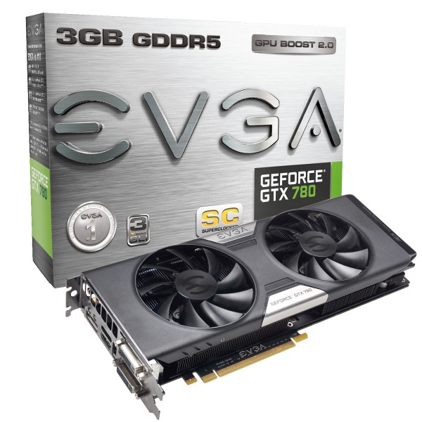 EVGA GeForce GTX780 ACX Cooler SC 3GB